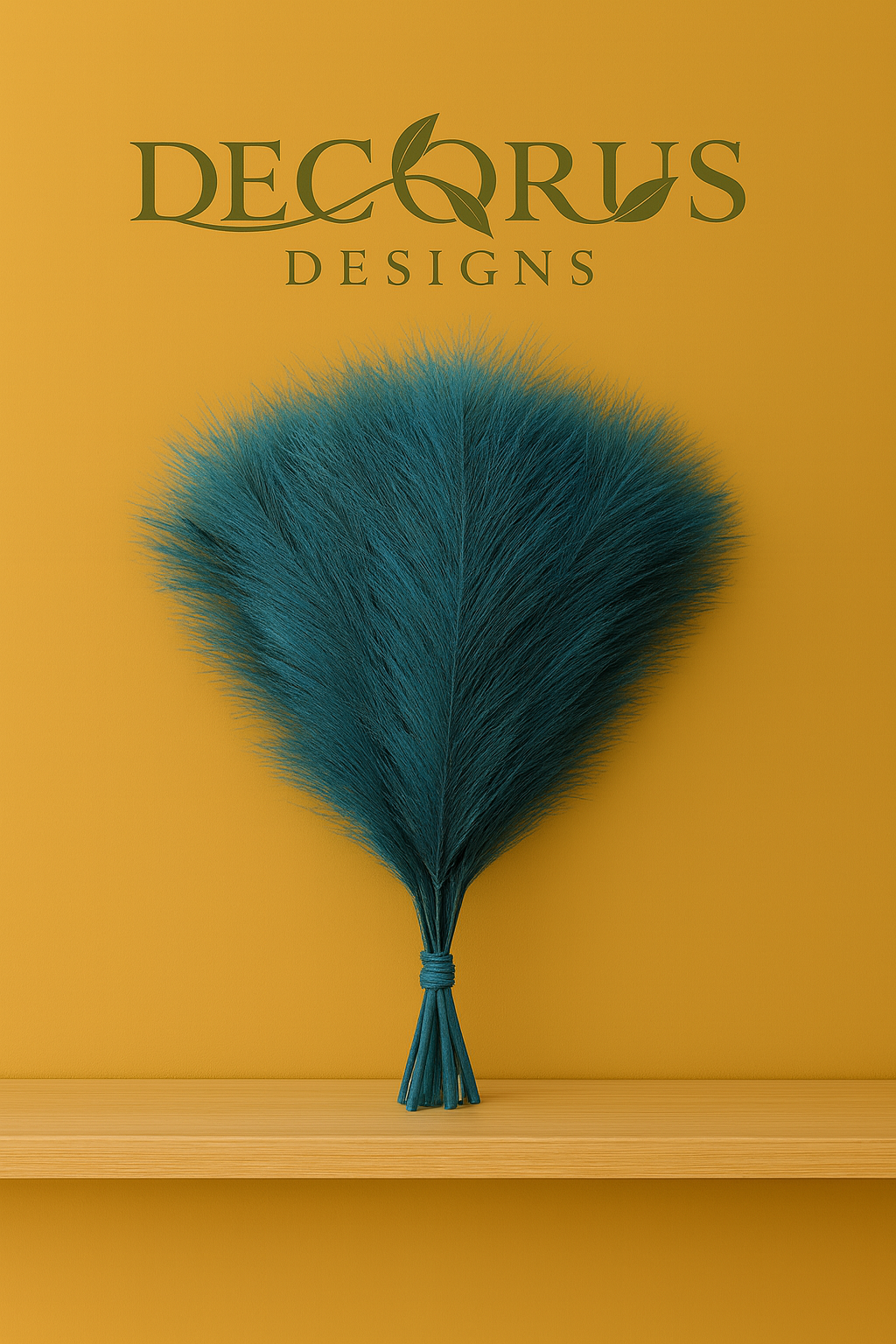 Decorus Designs – 10-Piece Artificial Pampas Grass Bouquet