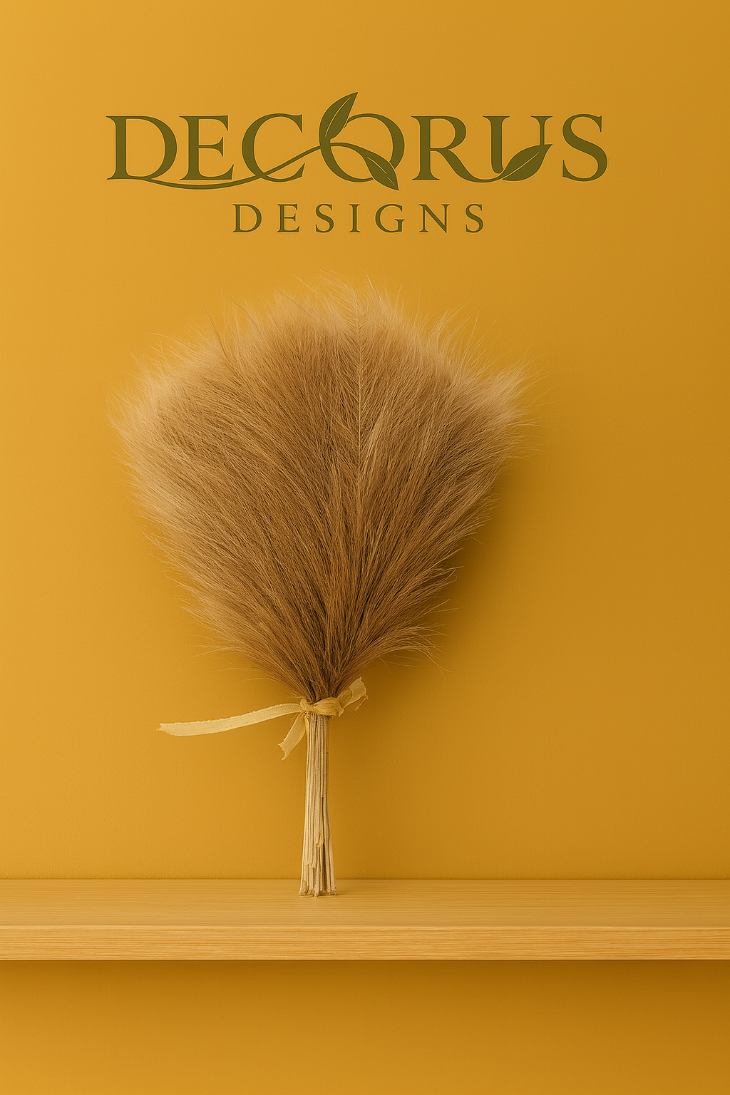 Decorus Designs – 10-Piece Artificial Pampas Grass Bouquet