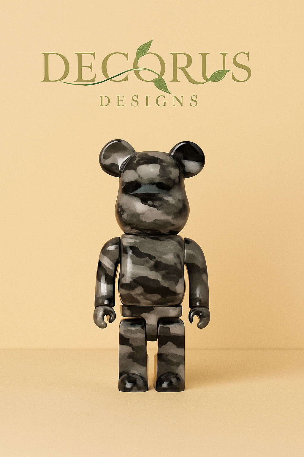 Decorus Graffiti Bear Sculpture