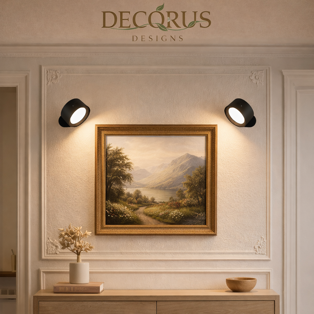 Decorus Wireless LED Wall Sconce