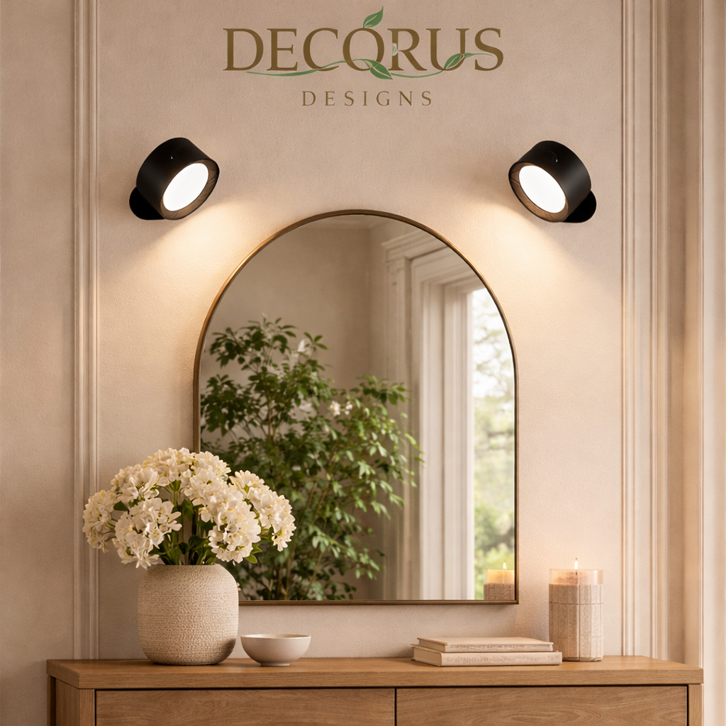 Decorus Wireless LED Wall Sconce