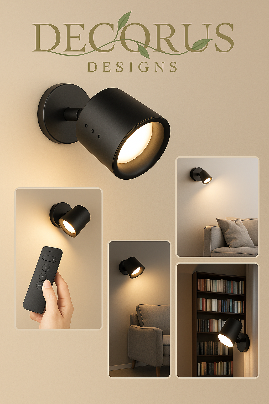 Decorus Magnetic LED Wall Light
