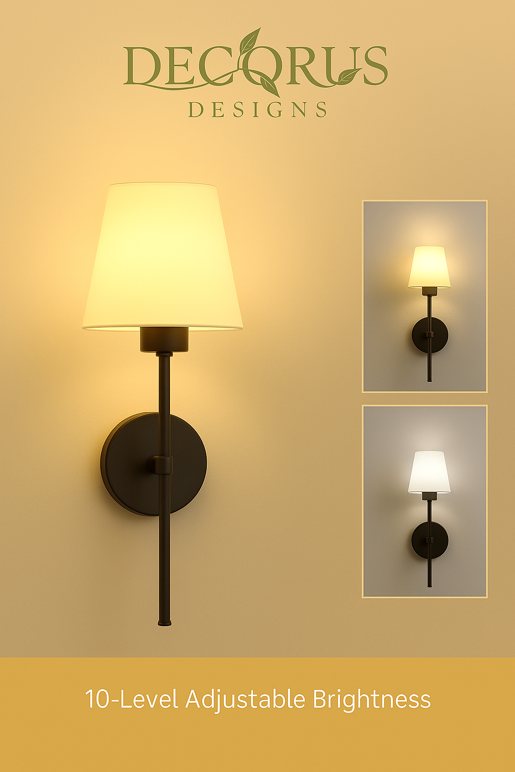 Decorus Wall Lamp with Remote Control