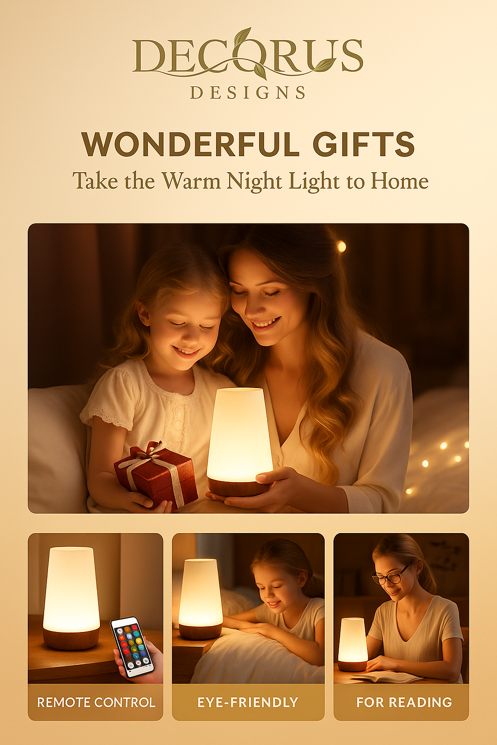 Decorus Mood Glow Night Lamp