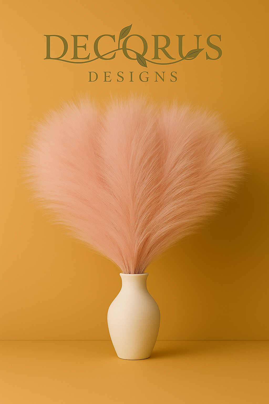 Decorus Designs – 10-Piece Artificial Pampas Grass Bouquet