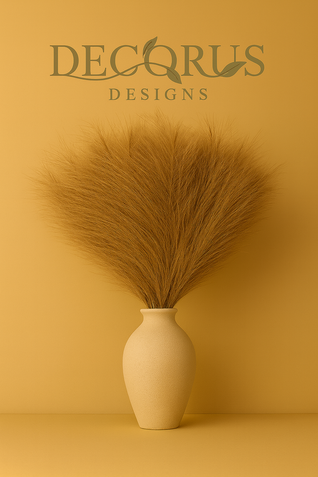 Decorus Designs – 10-Piece Artificial Pampas Grass Bouquet