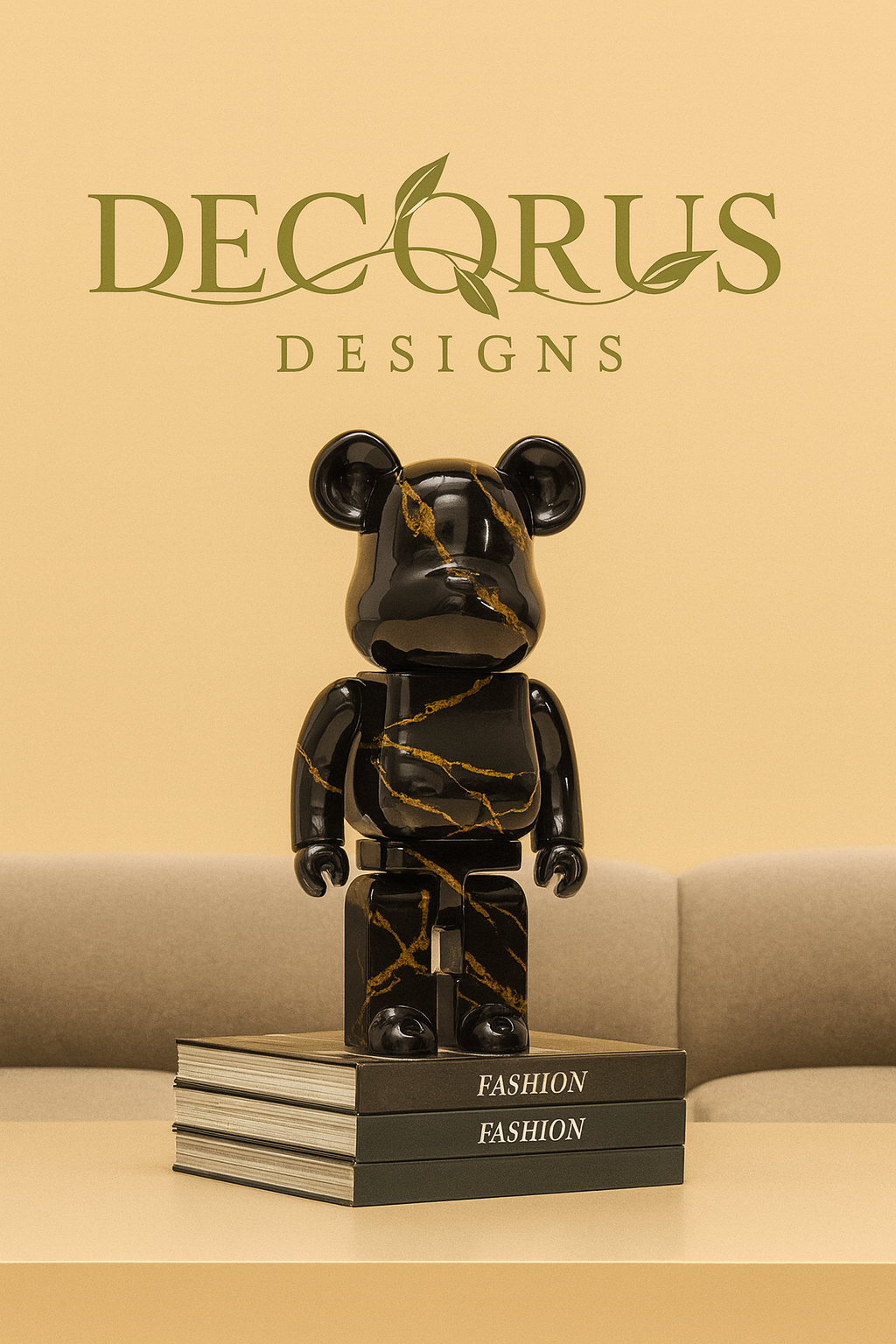 Decorus Graffiti Bear Sculpture