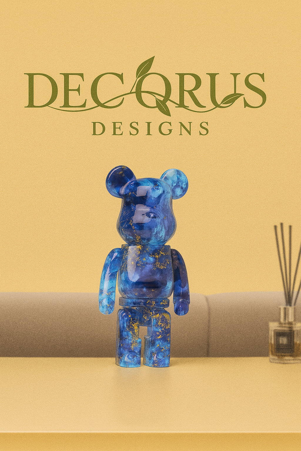 Decorus Graffiti Bear Sculpture