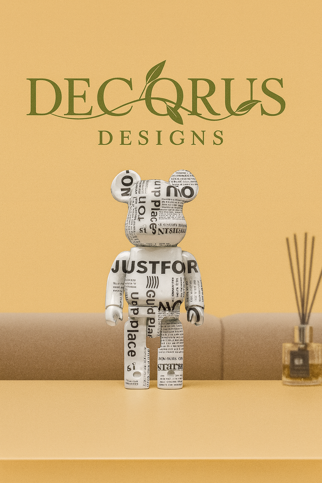 Decorus Graffiti Bear Sculpture
