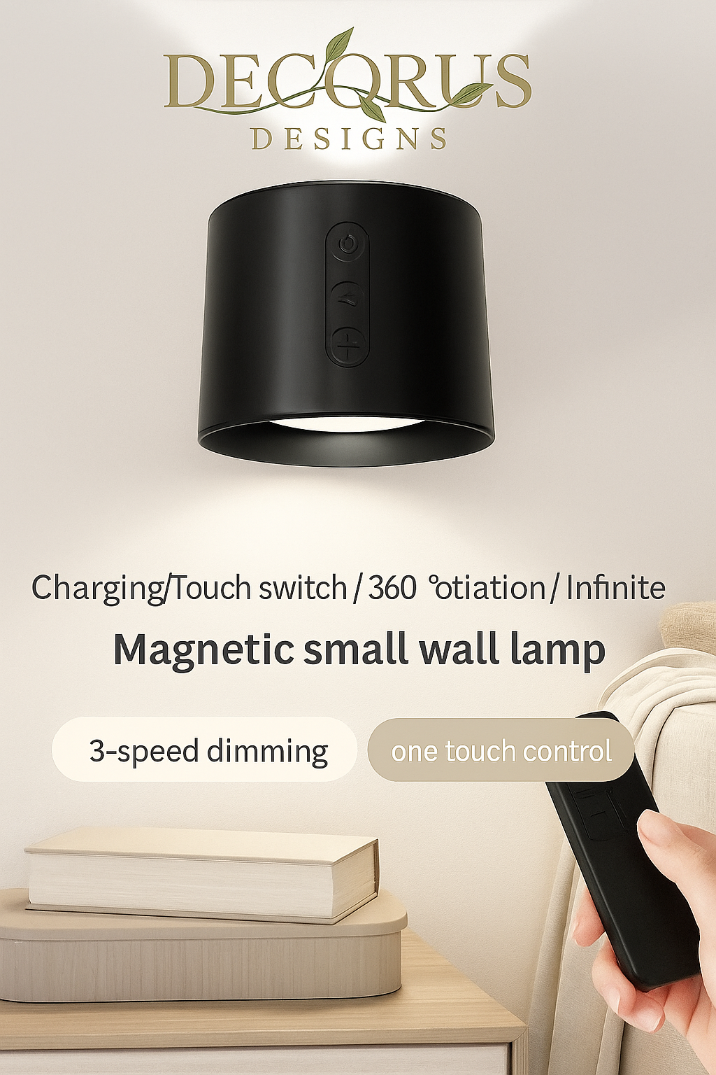 Decorus Magnetic LED Wall Light