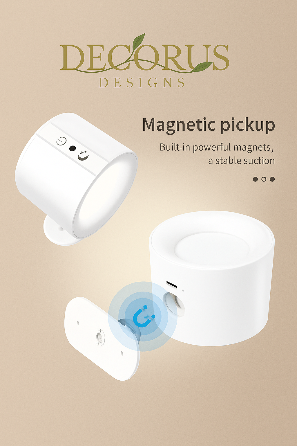 Decorus Magnetic LED Wall Light