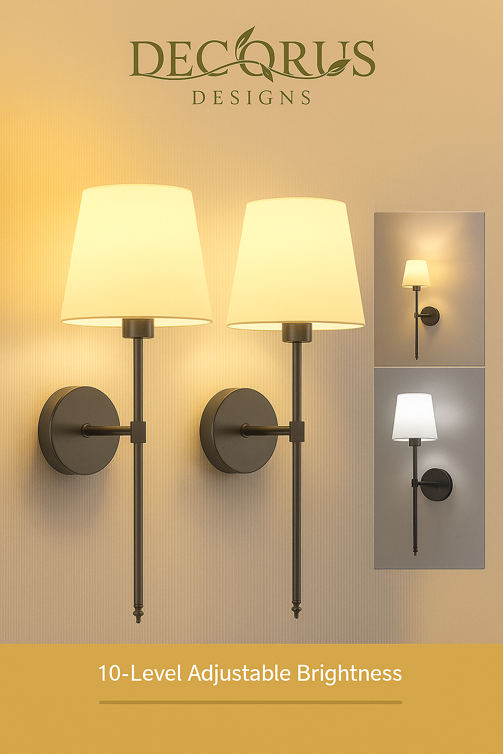 Decorus Wall Lamp with Remote Control