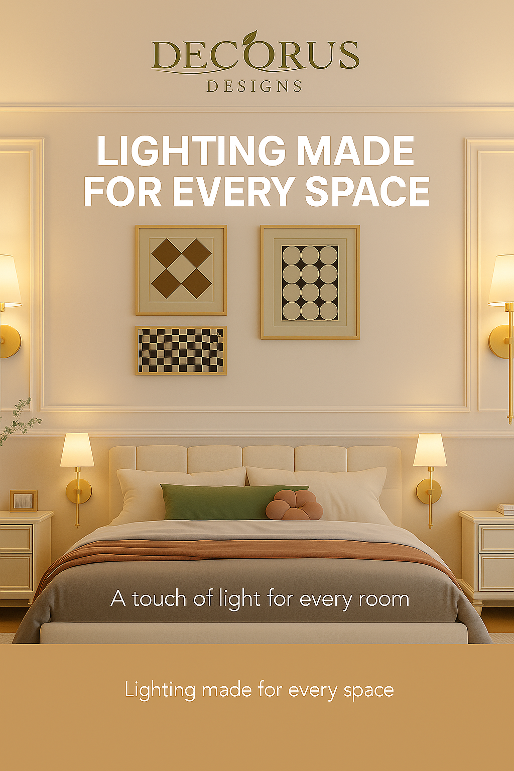 Decorus Wall Lamp with Remote Control