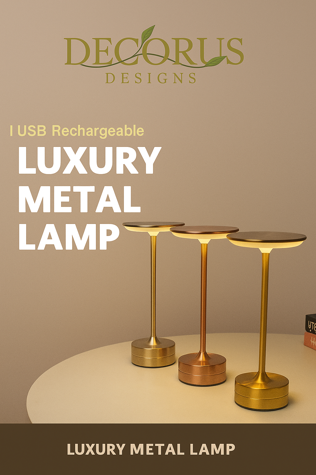 Decorus Touch LED Table Lamp