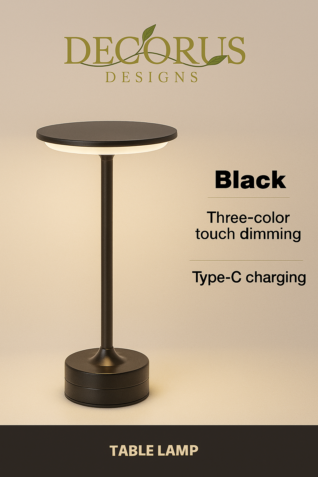 Decorus Touch LED Table Lamp