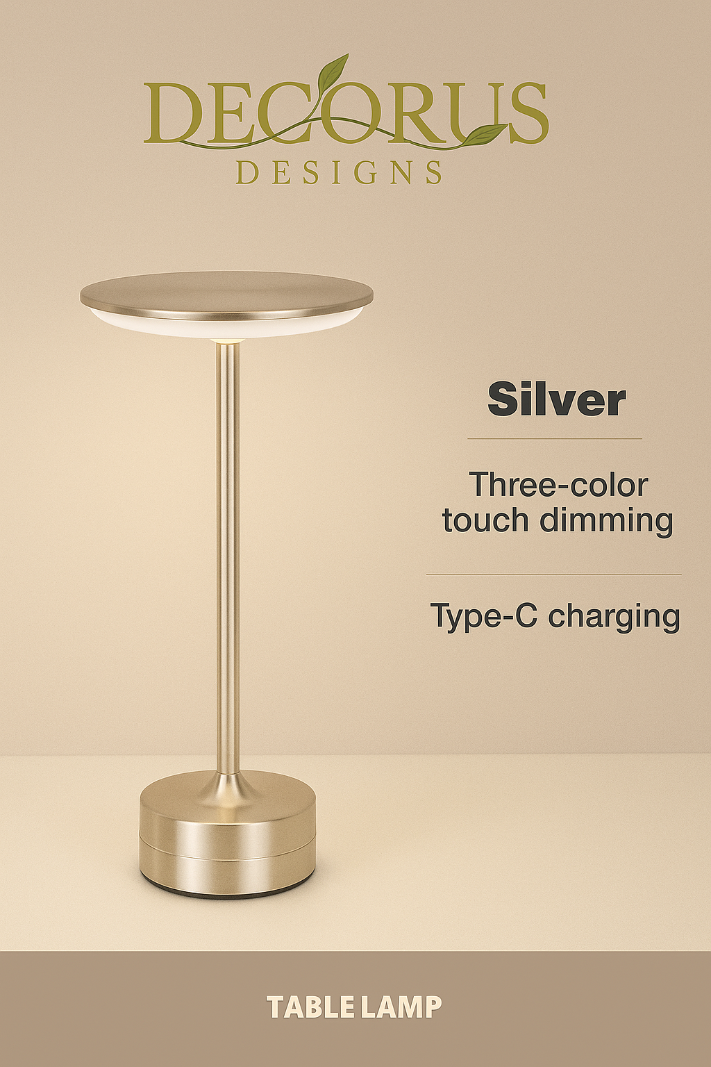 Decorus Touch LED Table Lamp