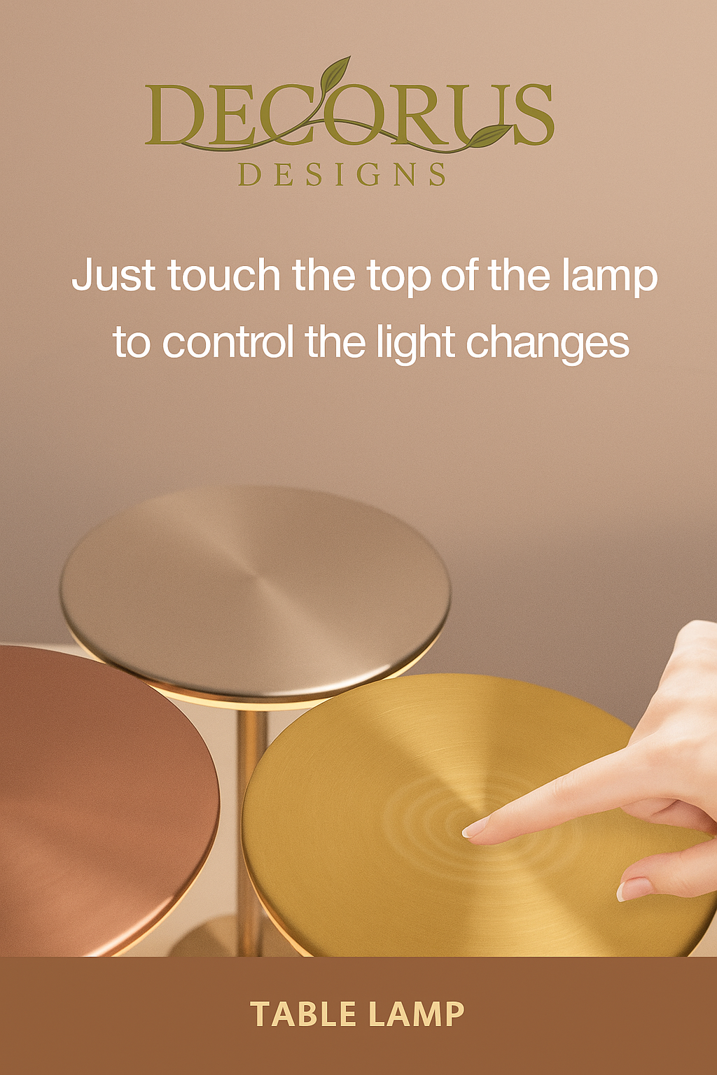 Decorus Touch LED Table Lamp