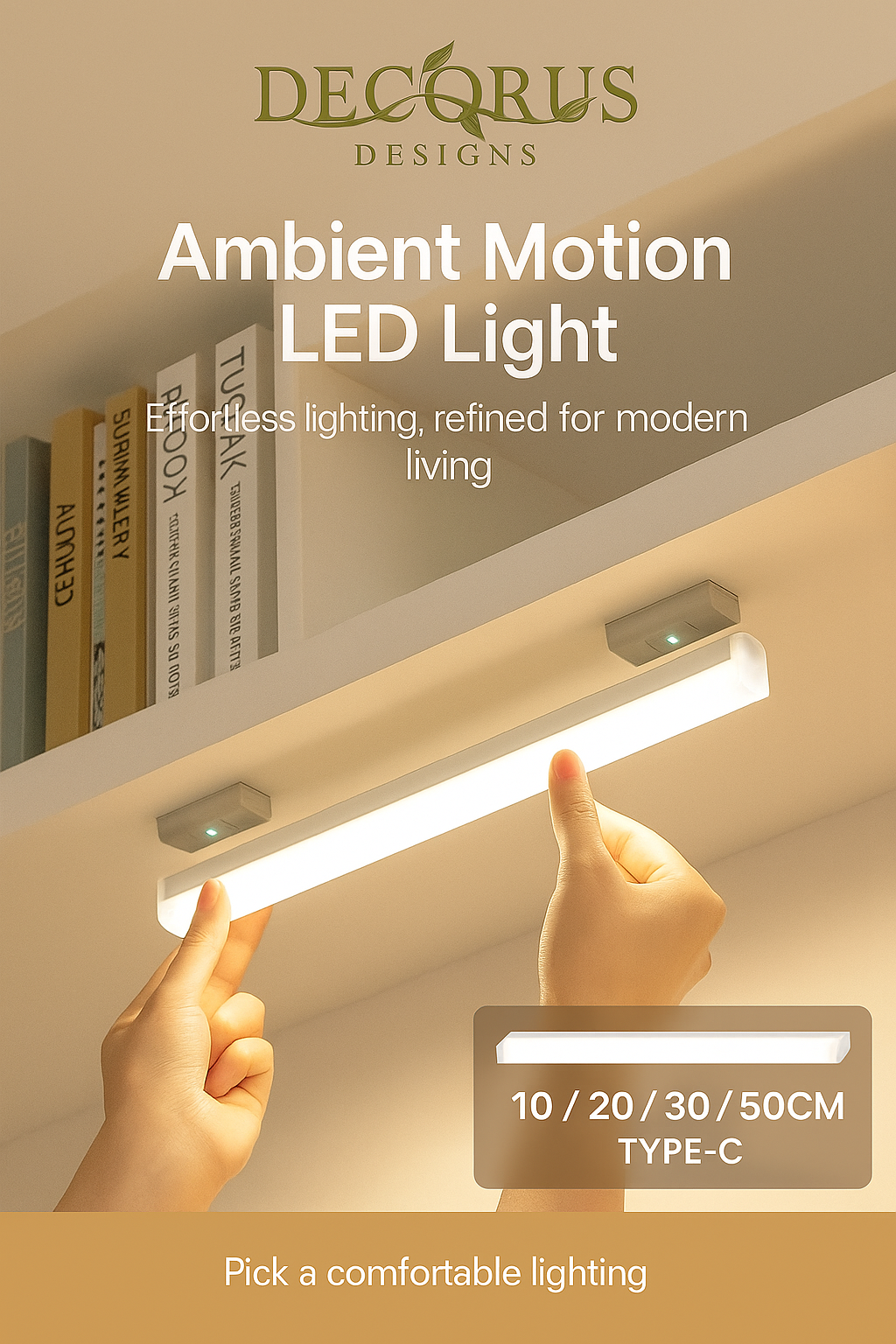 Decorus Motion Sensor LED Light Bar