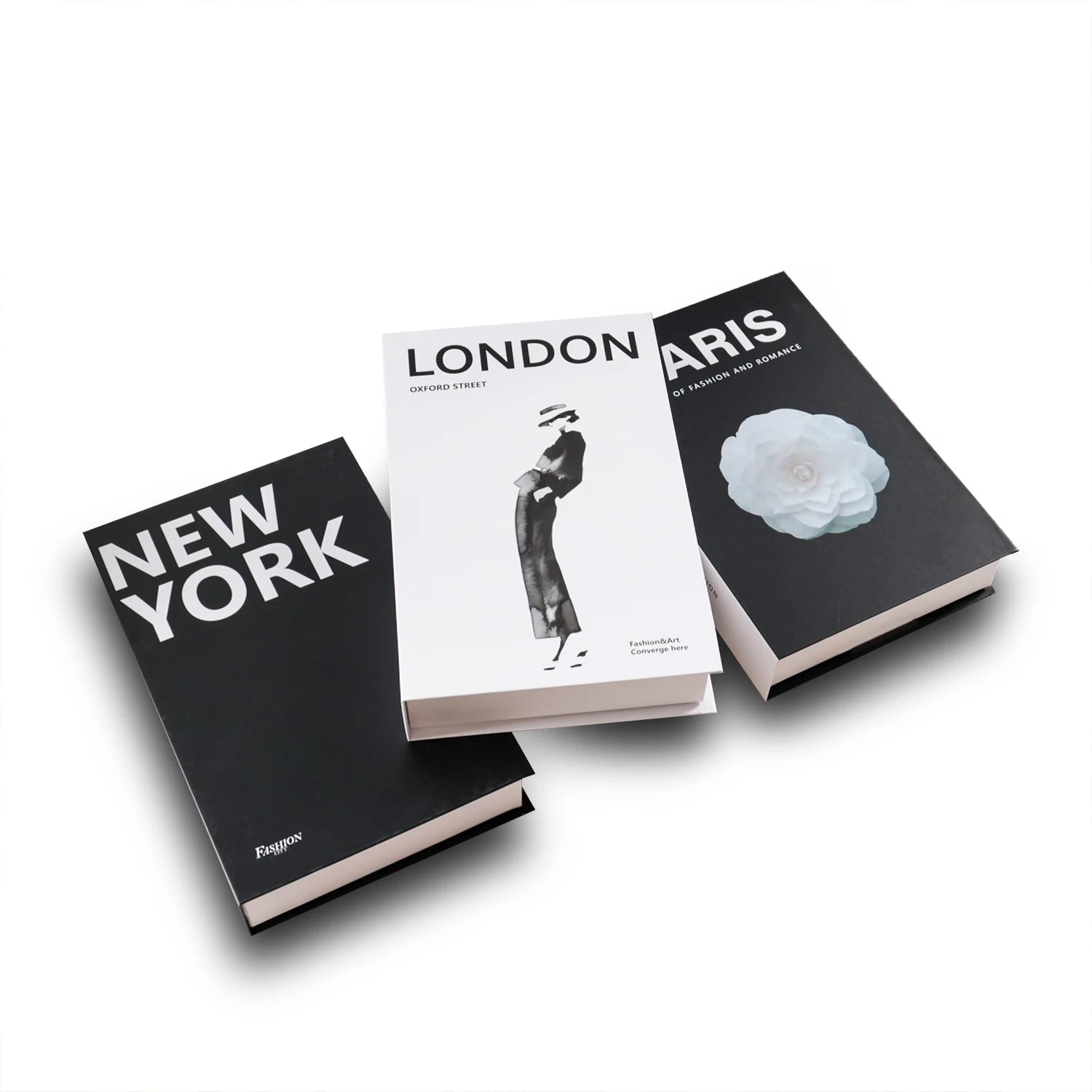 Decorus  3-Piece Luxury Decorative Faux Book Set