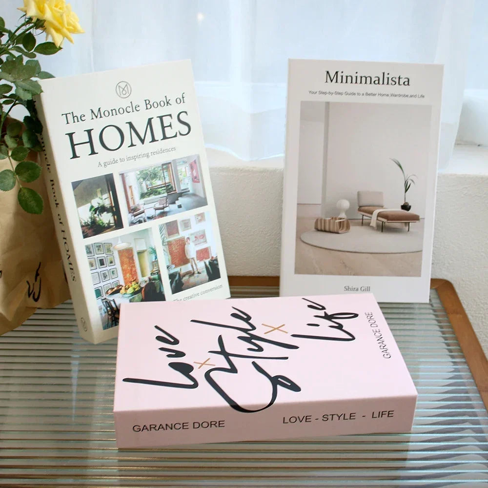 Decorus  3-Piece Luxury Decorative Faux Book Set