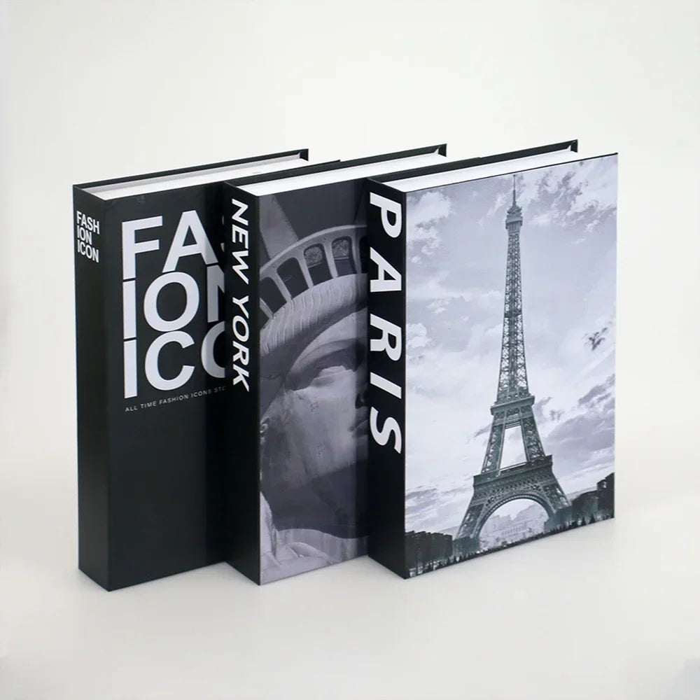 Decorus  3-Piece Luxury Decorative Faux Book Set