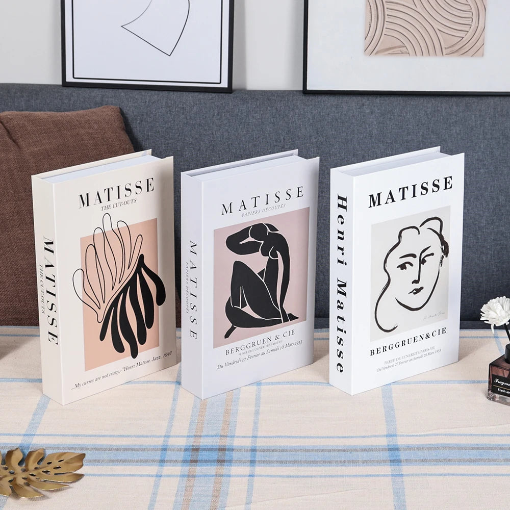 Decorus  3-Piece Luxury Decorative Faux Book Set