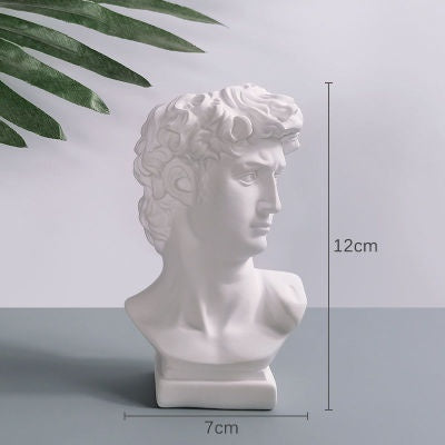 Decorus Nordic David Sculpture Vase & Storage Accent